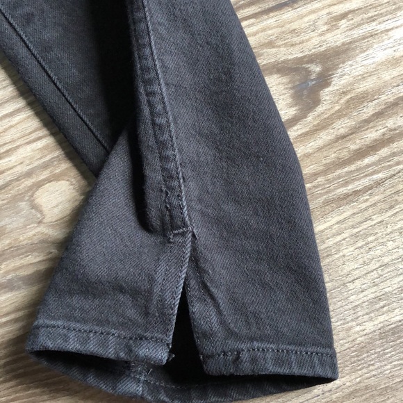 Trave Lawson Slim Full Length Pant Jeans Paint It Black Size 28 - Picture 10 of 15